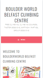 Mobile Screenshot of boulderworldbelfast.com
